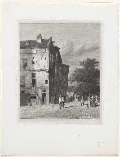 View of a street in Amsterdam