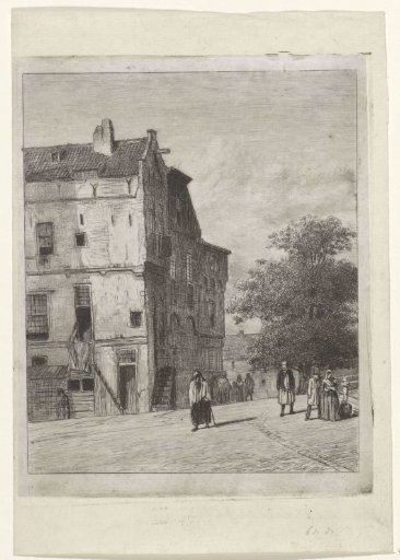 View of a street in Amsterdam