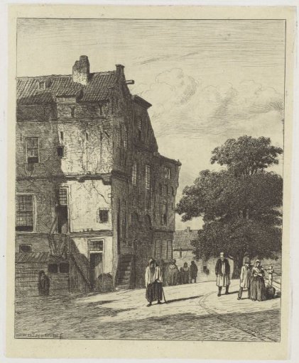 View of a Street in Amsterdam
