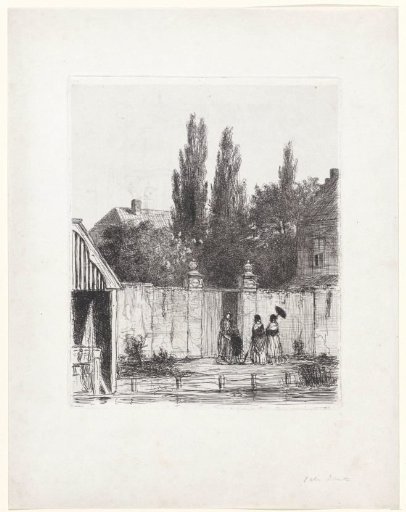 Entrance to a Garden at the Zieken in The Hague