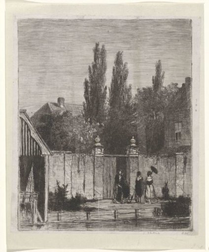Entrance to a Garden at the Zieken in The Hague