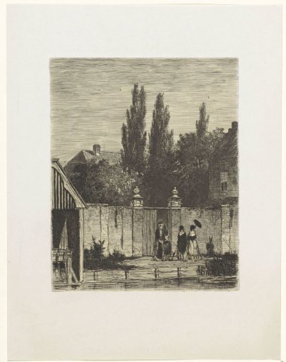 Entrance to a Garden at the Zieken in The Hague