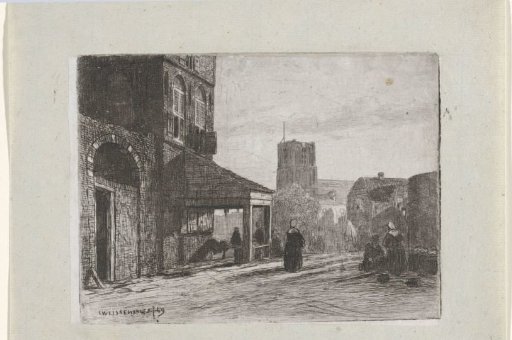 View of the Sint-Martinus Church at Woudrichem