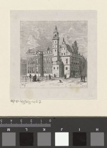 View of the town hall at The Hague