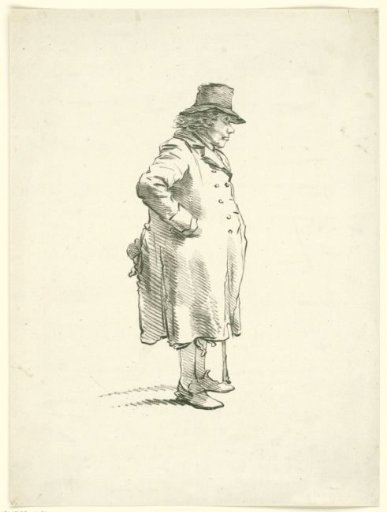 Portrait of the beggar Hendrik Delbroeck