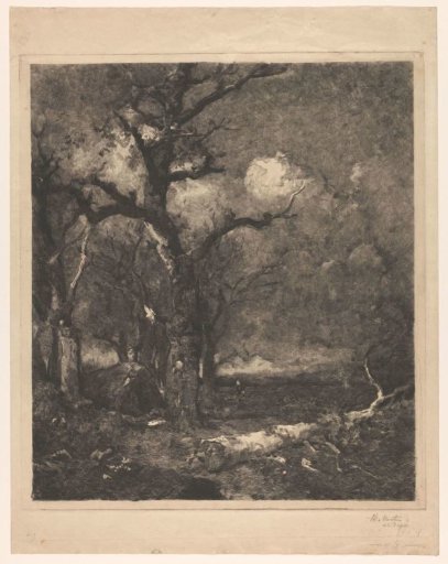 Autumn Landscape with Tree