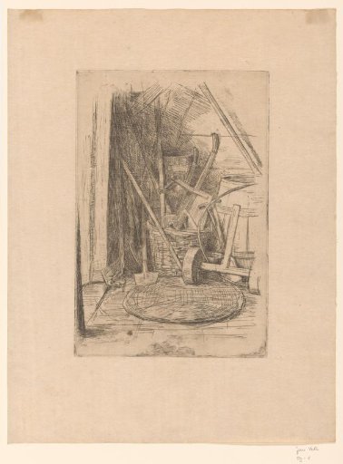 In the woodshed