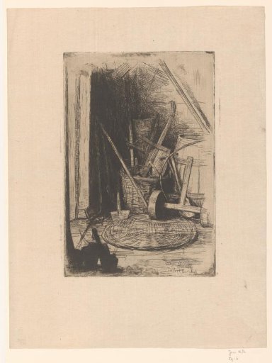 In the woodshed