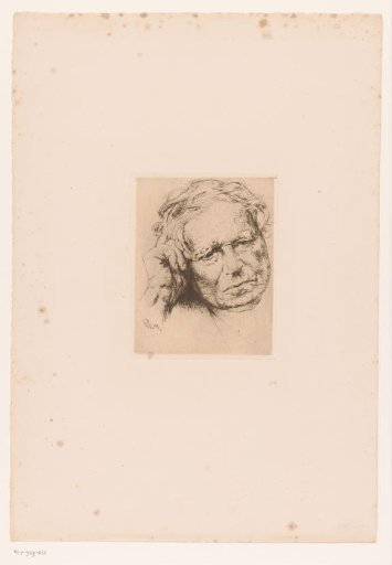 Head of a man