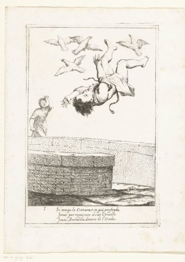 Bertoldino Falls into the Pond