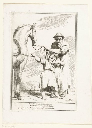 Marcolfa Shows Cacasseno a Laughing Horse