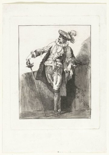 Nobleman with Sword and Cap
