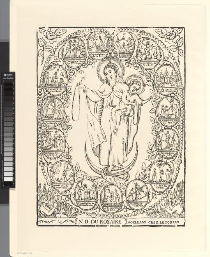 Madonna and Child surrounded by the Mysteries of the Faith