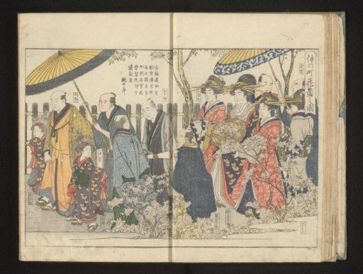 Parade along the cherry blossoms