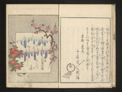 Poem with spring flowers