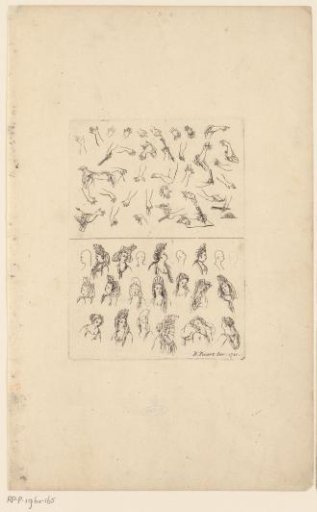 Study with Various Positions of Arms and Hands and a Modesty Study with Various Positions of Heads and Hats
