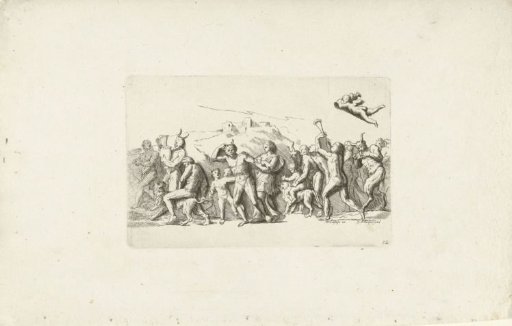 Procession of bacchantes with lions