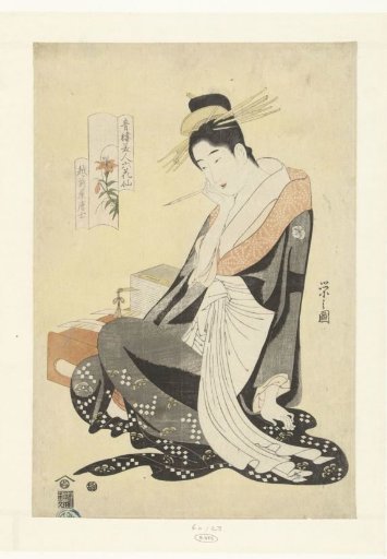 Courtesan Morokoshi from the Echizenya house