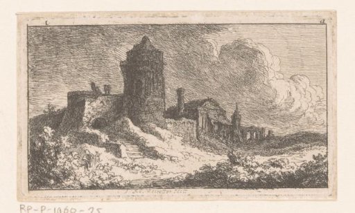 Landscape with a ruin
