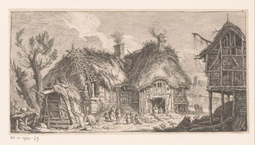 Women and children at a farm