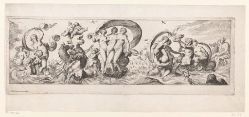 Sea Goddesses with Galatea in the Center, Drawn on a Vessel