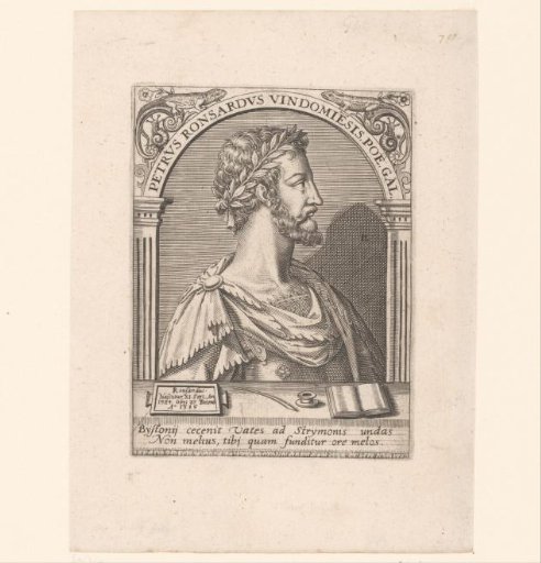 Portrait of Pierre de Ronsard