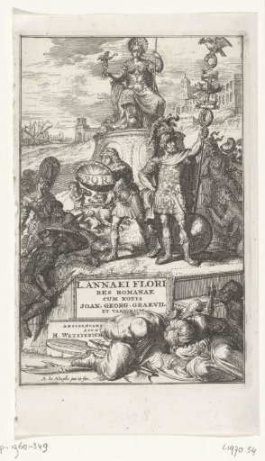 Title page for 'L. Annaeus Florus revised & illustrated by Joanne Georgio Grævio' by L. Annaeus Florus