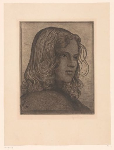 Head of a girl
