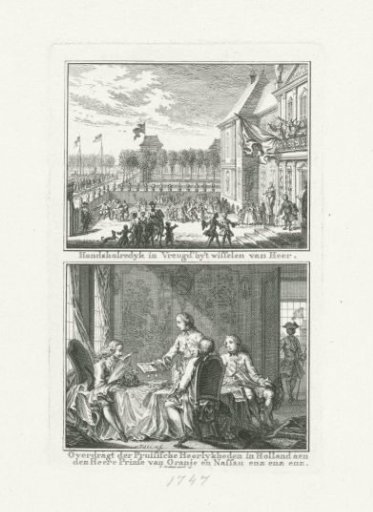 Palace Honselaarsdijk changes owner / Sale of the Prussian lordships to Anna of Hanover, 1754