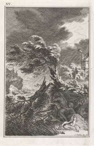 Figures in a storm