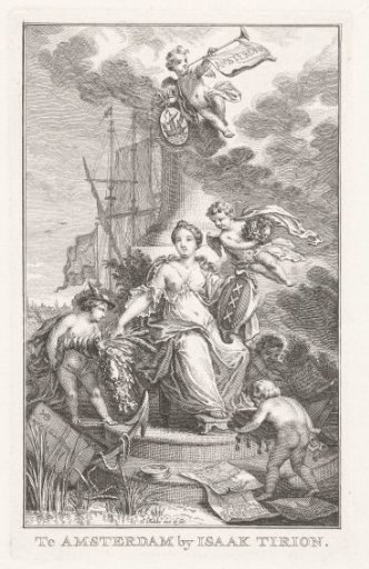 Amsterdam Maiden surrounded by putti