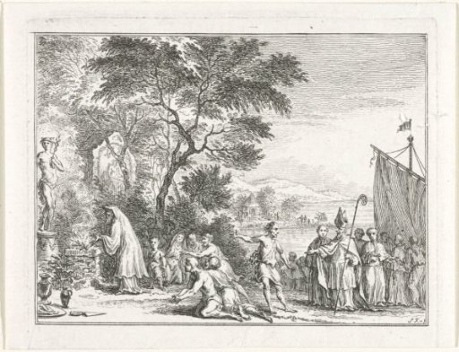 Arrival of Willibrord, 691