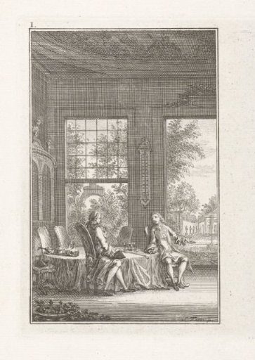 Two gentlemen in a room