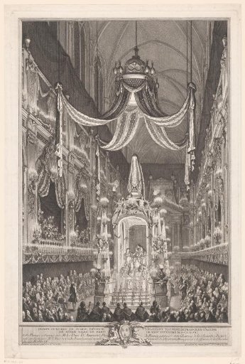 Memorial Mass for Maria Theresa of Bourbon in Notre Dame in Paris