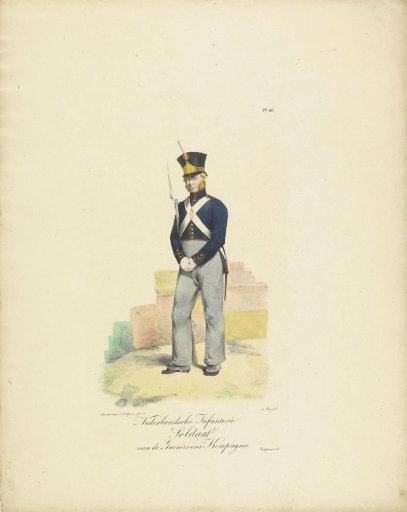 Soldier of the Garrison Company, 1820-1825