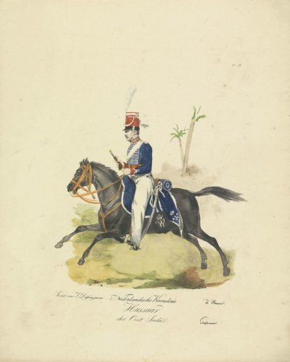 Hussar of the Netherlands Indian Army, 1820-1825