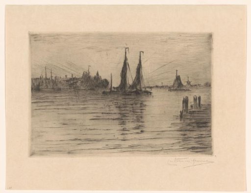 Sunset near Dordrecht