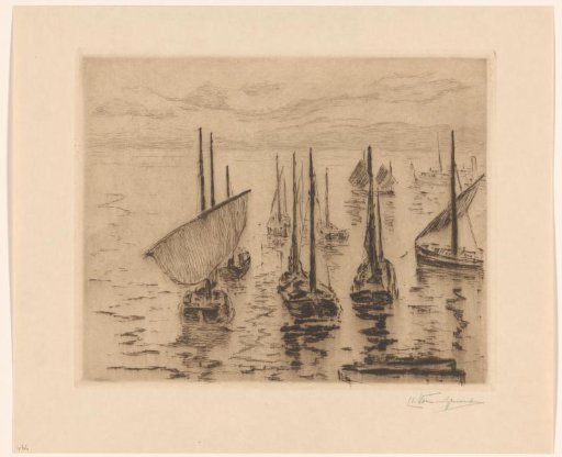 Fishing Boats on a Lagoon