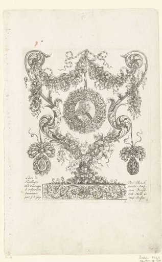 Title page: Livre de Feuillages et d'Ouvrages d'Orfevrerie