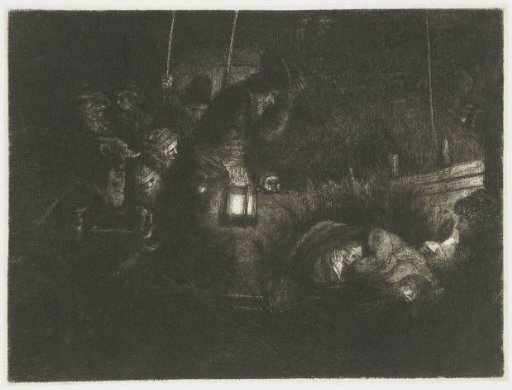 The adoration of the shepherds: a night piece