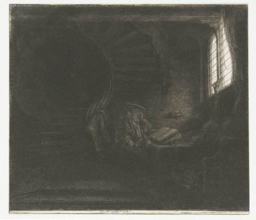 St Jerome in a Dark Chamber