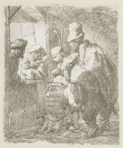 The strolling musicians