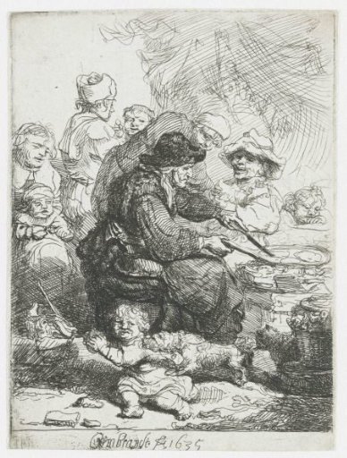 The pancake woman