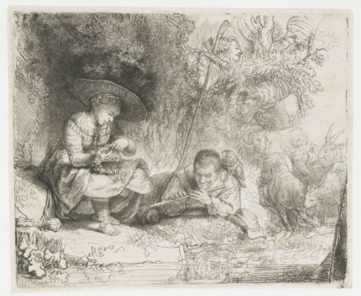 The flute player