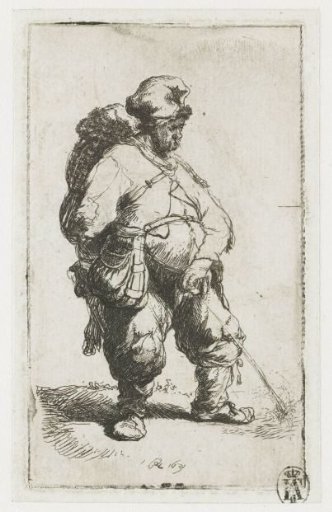A man making water
