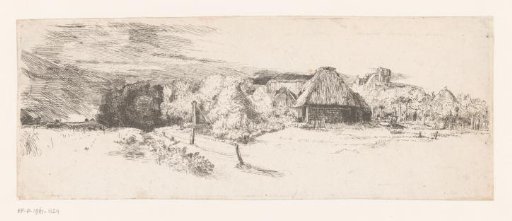 Landscape with a farm building and the 'house with the tower'