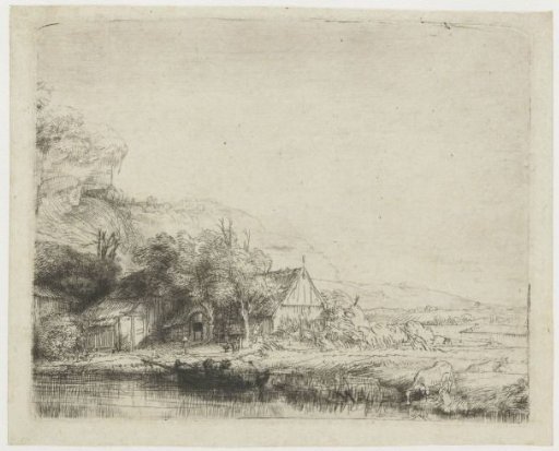 Landscape with a Cow Drinking