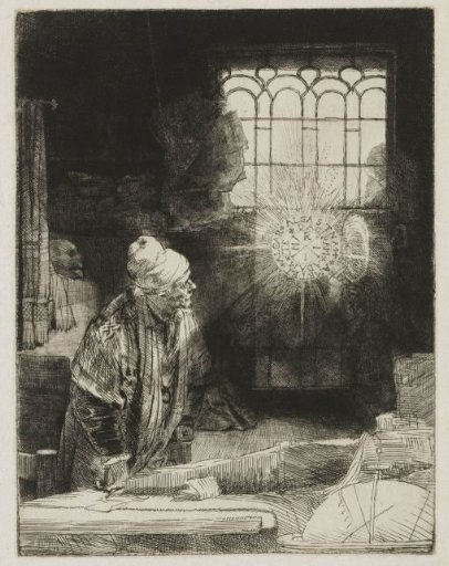 A scholar in his study