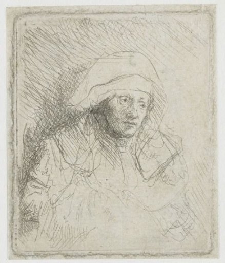 Sick Woman with a White Headdress (Saskia)