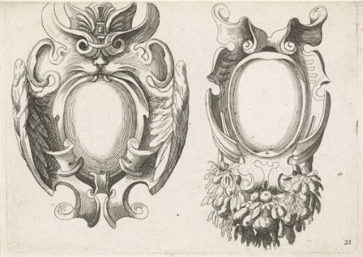 Two cartouches
